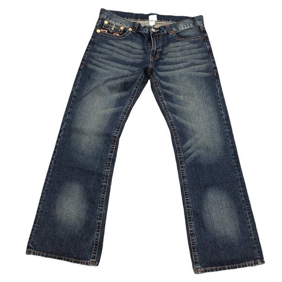 True Religion Jeans Size 40 BOBBY BIG T Blue - Picture 4 of 8